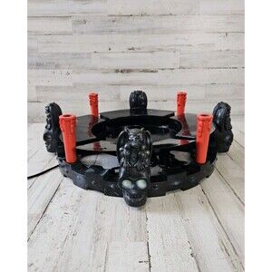 Gemmy Halloween RARE Flicker Flame Lights 2004 Gargoyle Hanging Chandelier Works